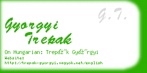 gyorgyi trepak business card